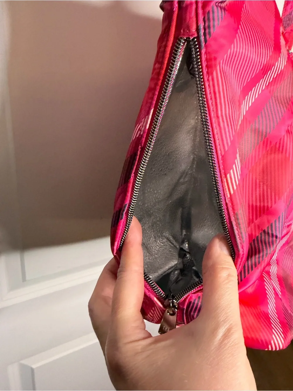 lug berry Plaid Quilted Tote Bag NWOT